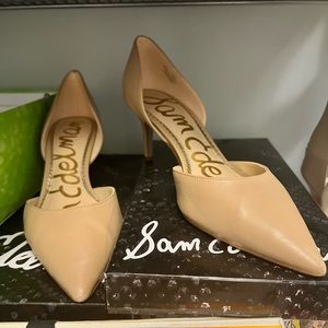 Jaina, nude leather Sam edleman pump
